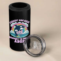 Side Quest ADHD 4 in 1 Can Cooler Tumbler Funny Neurodivergent Meme - Wonder Print Shop