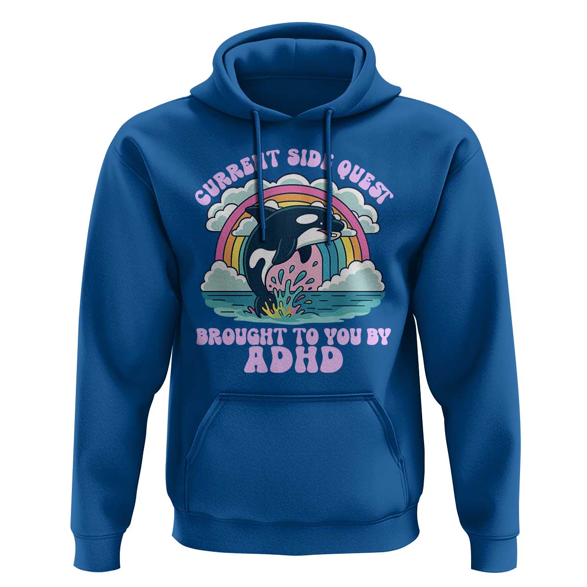 Side Quest ADHD Hoodie Funny Neurodivergent Meme - Wonder Print Shop