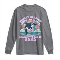Side Quest ADHD Long Sleeve Shirt Funny Neurodivergent Meme - Wonder Print Shop