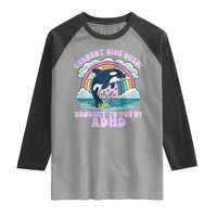 Side Quest ADHD Raglan Shirt Funny Neurodivergent Meme - Wonder Print Shop