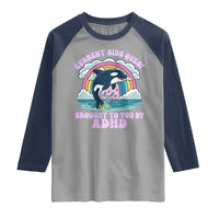Side Quest ADHD Raglan Shirt Funny Neurodivergent Meme - Wonder Print Shop