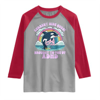 Side Quest ADHD Raglan Shirt Funny Neurodivergent Meme - Wonder Print Shop