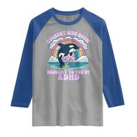 Side Quest ADHD Raglan Shirt Funny Neurodivergent Meme - Wonder Print Shop
