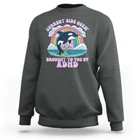 Side Quest ADHD Sweatshirt Funny Neurodivergent Meme - Wonder Print Shop