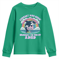 Side Quest ADHD Youth Sweatshirt Funny Neurodivergent Meme - Wonder Print Shop