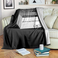 ADHD Meme Throw Blanket Funny System Error Neurodivergent Humor - Wonder Print Shop