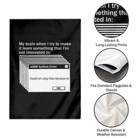 ADHD Meme Garden Flag Funny System Error Neurodivergent Humor - Wonder Print Shop