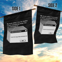 ADHD Meme Garden Flag Funny System Error Neurodivergent Humor - Wonder Print Shop