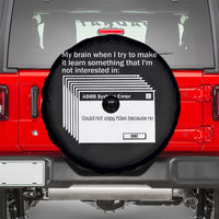 ADHD Meme Spare Tire Cover Funny System Error Neurodivergent Humor - Wonder Print Shop