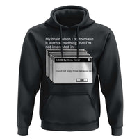ADHD Meme Hoodie Funny System Error Neurodivergent Humor - Wonder Print Shop