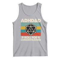 ADHD&D Roll for Concentration Tank Top Retro 90s ADHD Roll For Concentration Funny Gamer - Wonder Print Shop