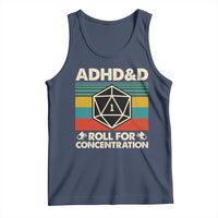 ADHD&D Roll for Concentration Tank Top Retro 90s ADHD Roll For Concentration Funny Gamer - Wonder Print Shop