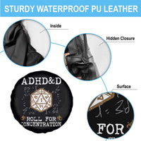ADHD&D Roll for Concentration Spare Tire Cover ADHD Roll For Concentration Funny Gamer - Wonder Print Shop