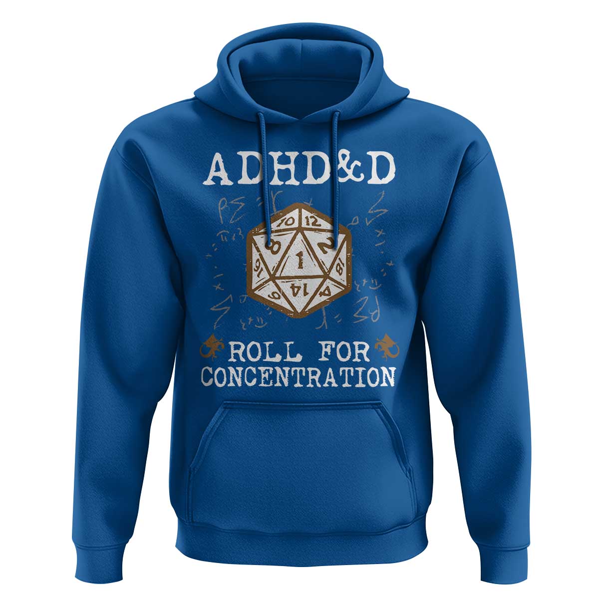 ADHD&D Roll for Concentration Hoodie ADHD Roll For Concentration Funny Gamer - Wonder Print Shop