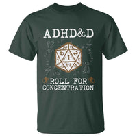 ADHD&D Roll for Concentration T Shirt ADHD Roll For Concentration Funny Gamer - Wonder Print Shop