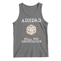 ADHD&D Roll for Concentration Tank Top ADHD Roll For Concentration Funny Gamer - Wonder Print Shop