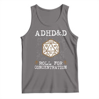ADHD&D Roll for Concentration Tank Top ADHD Roll For Concentration Funny Gamer - Wonder Print Shop
