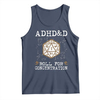 ADHD&D Roll for Concentration Tank Top ADHD Roll For Concentration Funny Gamer - Wonder Print Shop