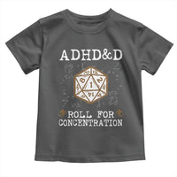 ADHD&D Roll for Concentration Toddler T Shirt ADHD Roll For Concentration Funny Gamer - Wonder Print Shop