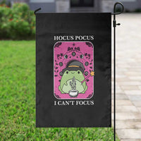 ADHD Meme Garden Flag Neurodivergent Wizard Frog I Cant Focus - Wonder Print Shop