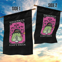 ADHD Meme Garden Flag Neurodivergent Wizard Frog I Cant Focus - Wonder Print Shop