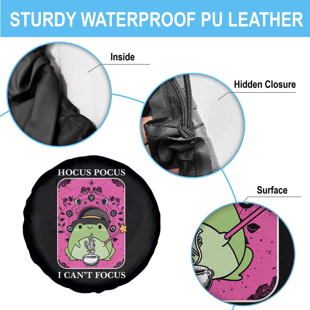 ADHD Meme Spare Tire Cover Neurodivergent Wizard Frog I Cant Focus - Wonder Print Shop