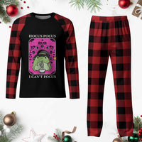ADHD Meme Plaid Pajama Set Neurodivergent Wizard Frog I Cant Focus - Wonder Print Shop