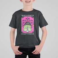 ADHD Meme T Shirt For Kid Neurodivergent Wizard Frog I Cant Focus - Wonder Print Shop