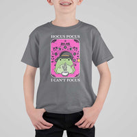 ADHD Meme T Shirt For Kid Neurodivergent Wizard Frog I Cant Focus - Wonder Print Shop