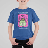 ADHD Meme T Shirt For Kid Neurodivergent Wizard Frog I Cant Focus - Wonder Print Shop