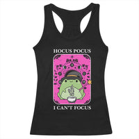 ADHD Meme Racerback Tank Top Neurodivergent Wizard Frog I Cant Focus - Wonder Print Shop