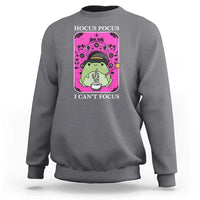 ADHD Meme Sweatshirt Neurodivergent Wizard Frog I Cant Focus - Wonder Print Shop