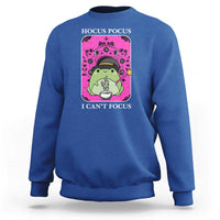 ADHD Meme Sweatshirt Neurodivergent Wizard Frog I Cant Focus - Wonder Print Shop
