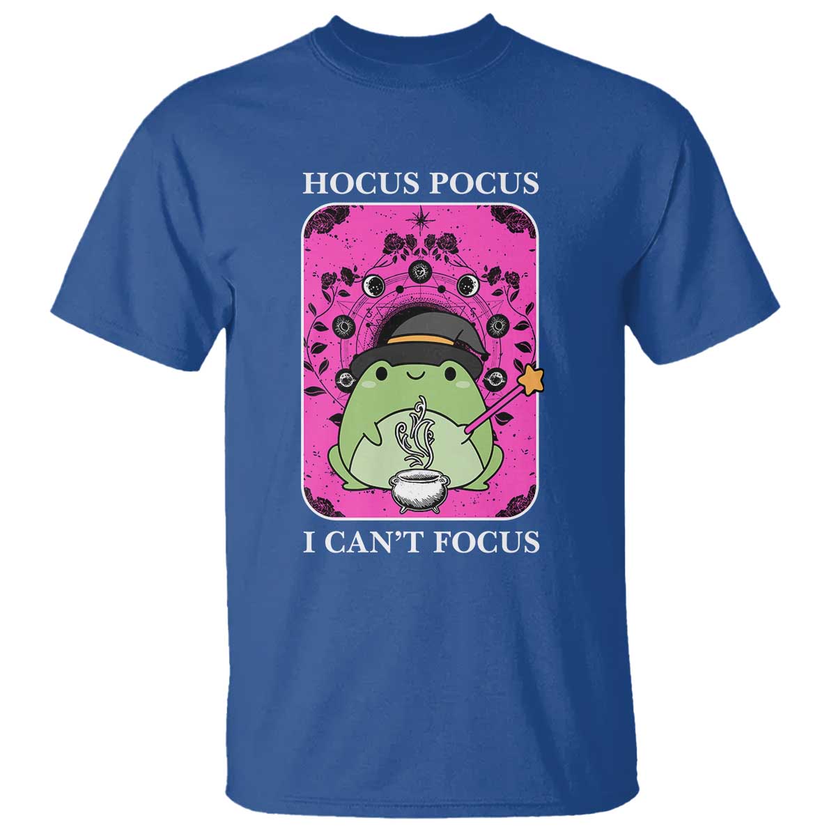 ADHD Meme T Shirt Neurodivergent Wizard Frog I Cant Focus - Wonder Print Shop
