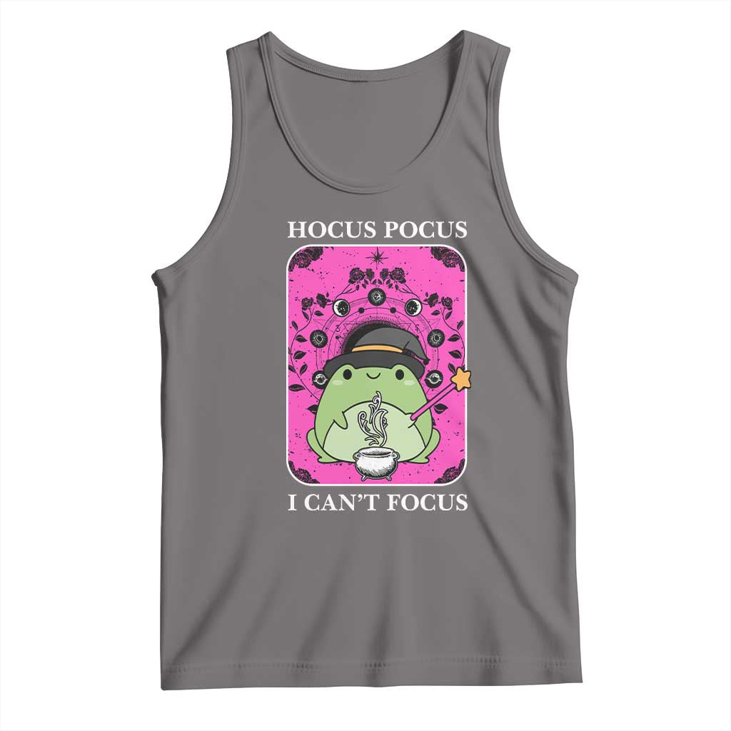 ADHD Meme Tank Top Neurodivergent Wizard Frog I Cant Focus - Wonder Print Shop