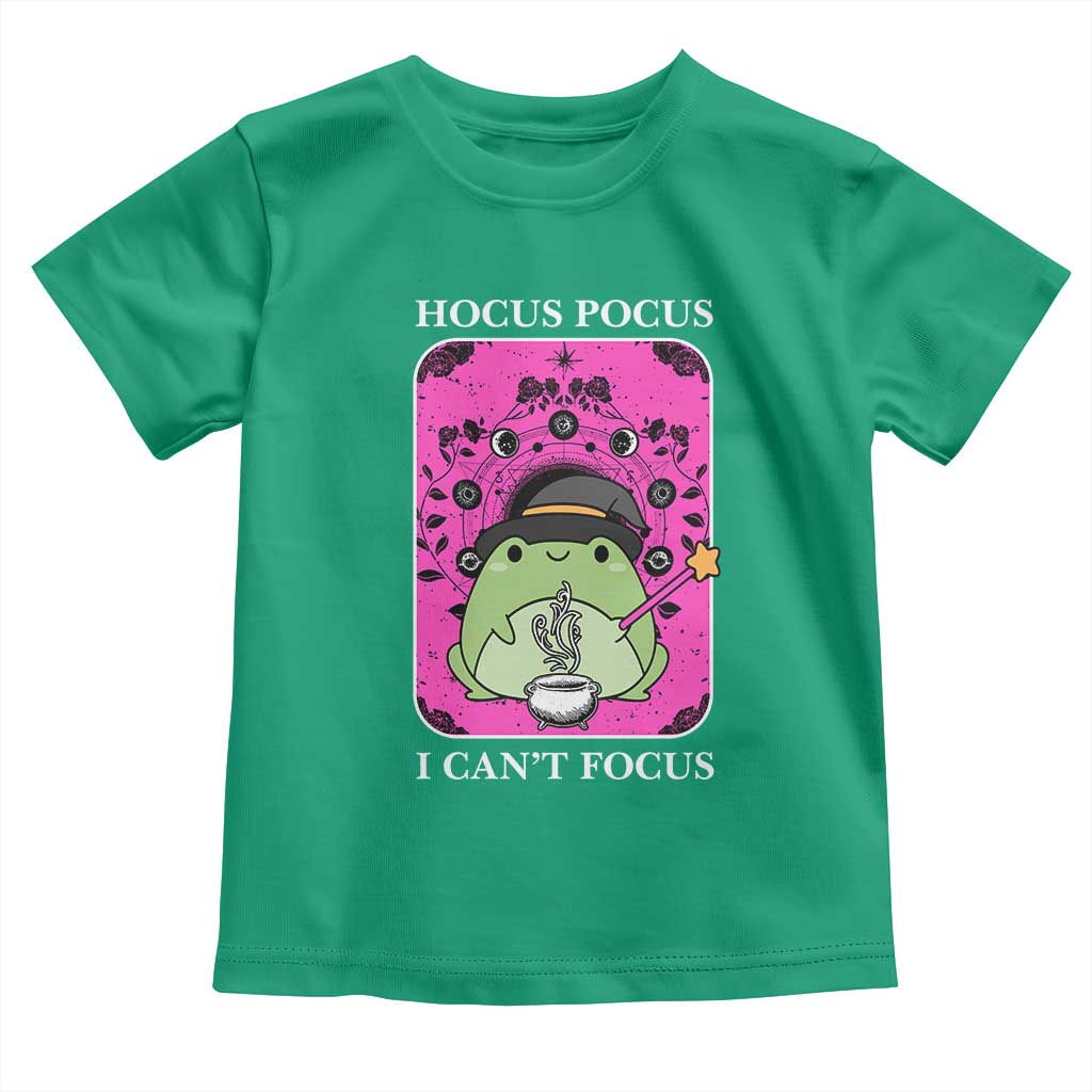 ADHD Meme Toddler T Shirt Neurodivergent Wizard Frog I Cant Focus - Wonder Print Shop