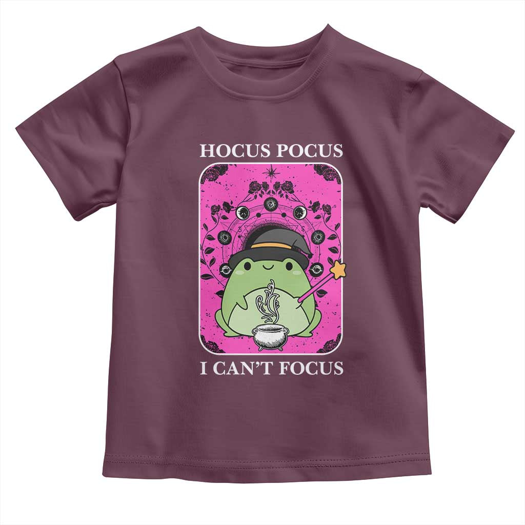 ADHD Meme Toddler T Shirt Neurodivergent Wizard Frog I Cant Focus - Wonder Print Shop