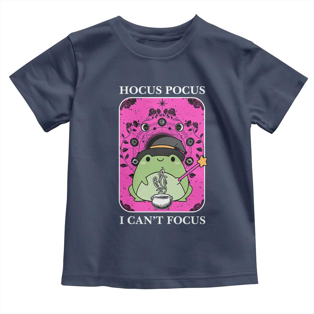 ADHD Meme Toddler T Shirt Neurodivergent Wizard Frog I Cant Focus - Wonder Print Shop