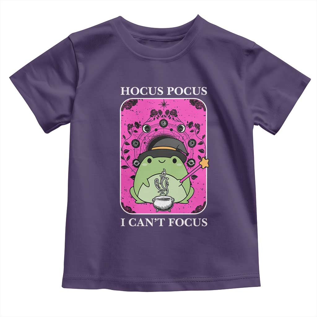 ADHD Meme Toddler T Shirt Neurodivergent Wizard Frog I Cant Focus - Wonder Print Shop