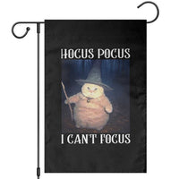 ADHD Cat Meme Garden Flag Neurodivergent Wizard Cat I Cant Focus - Wonder Print Shop