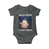 ADHD Cat Meme Baby Onesie Neurodivergent Wizard Cat I Cant Focus - Wonder Print Shop