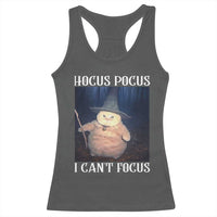 ADHD Cat Meme Racerback Tank Top Neurodivergent Wizard Cat I Cant Focus - Wonder Print Shop