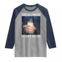 ADHD Cat Meme Raglan Shirt Neurodivergent Wizard Cat I Cant Focus - Wonder Print Shop