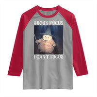 ADHD Cat Meme Raglan Shirt Neurodivergent Wizard Cat I Cant Focus - Wonder Print Shop