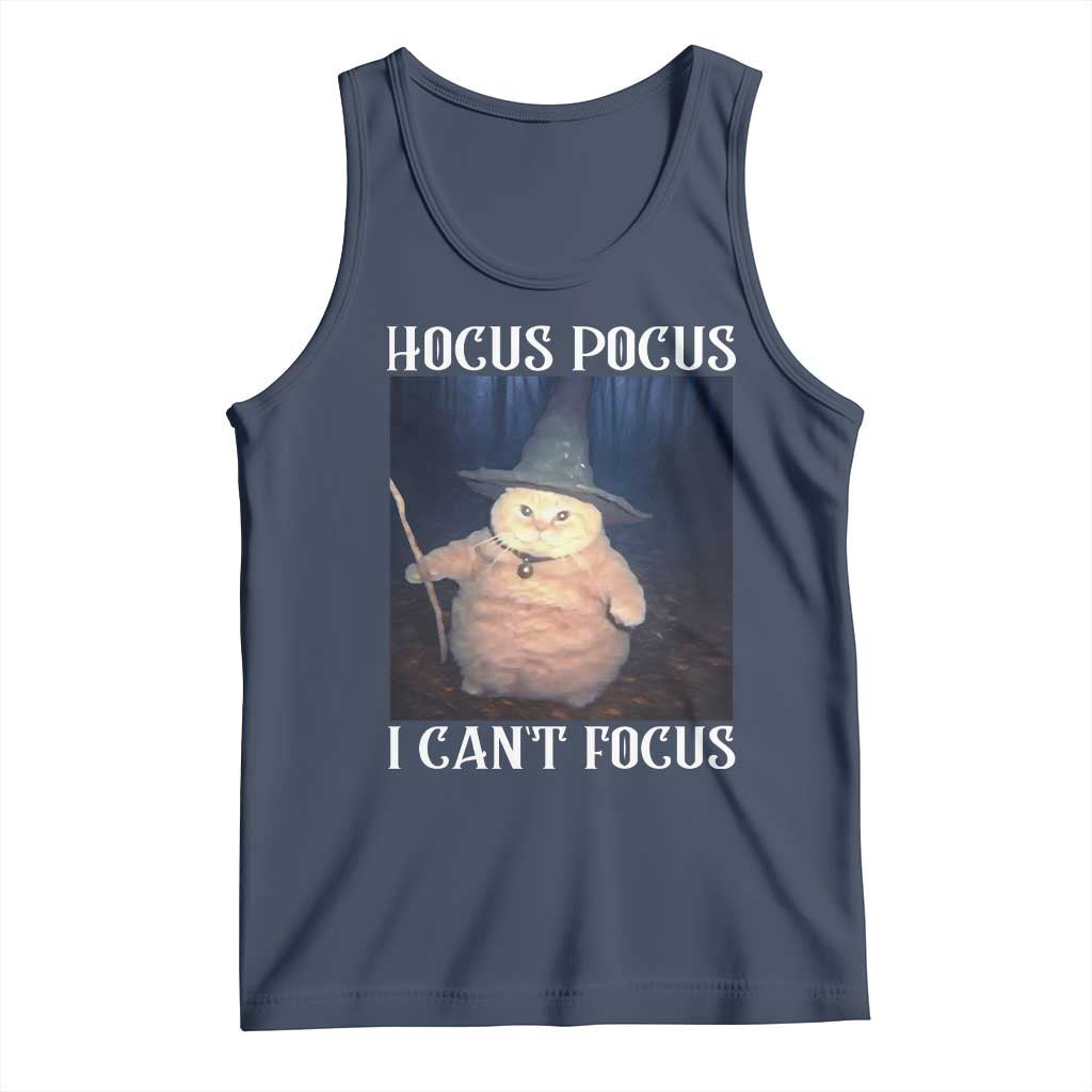 ADHD Cat Meme Tank Top Neurodivergent Wizard Cat I Cant Focus - Wonder Print Shop