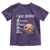 Funny ADHD Dog Meme Toddler T Shirt Attention Deficit Hey Dog Humor Lovers - Wonder Print Shop