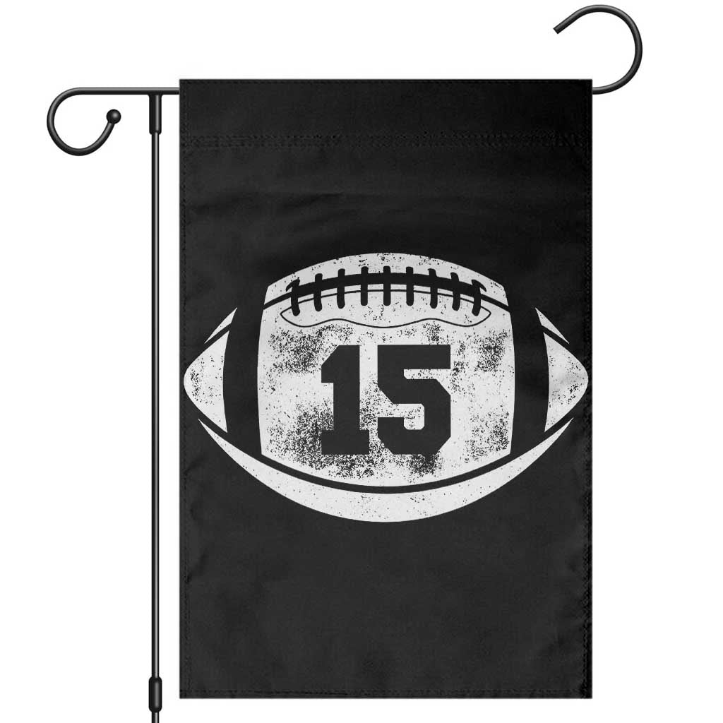 Personalized Football Game Day Garden Flag Custom Number Cute Senior Mom Mama - Wonder Print Shop
