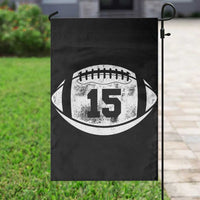 Personalized Football Game Day Garden Flag Custom Number Cute Senior Mom Mama - Wonder Print Shop