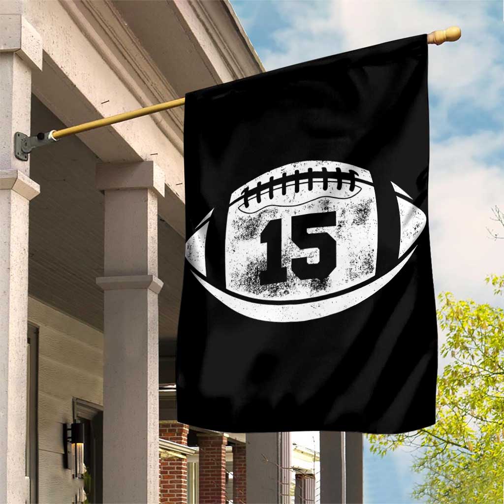 Personalized Football Game Day Garden Flag Custom Number Cute Senior Mom Mama - Wonder Print Shop