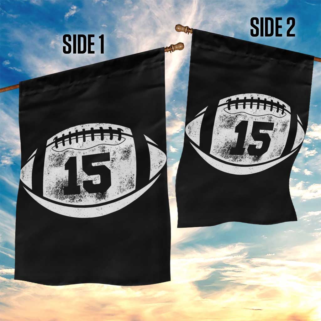 Personalized Football Game Day Garden Flag Custom Number Cute Senior Mom Mama - Wonder Print Shop